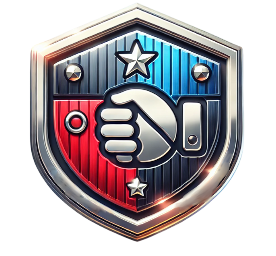 3D metallic shield icon with a handshake and stars, symbolizing trust, reliability, and guaranteed customer satisfaction.